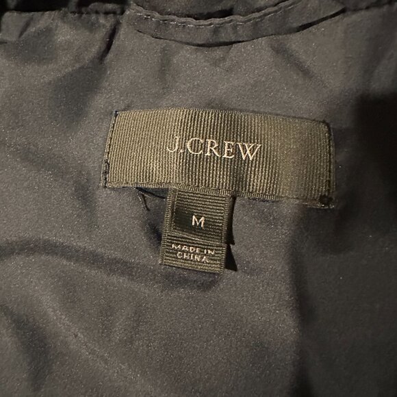 J.Crew Women’s Excursion Quilted Puffer Vest – Navy Blue – Size M - Picture 3 of 4